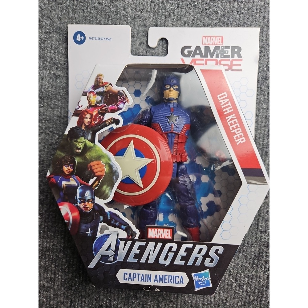 2020 MARVEL AVENGERS CAPTAIN AMERICA OATH-KEEPER 6 IN. ACTION FIGURE GAMER VERSE